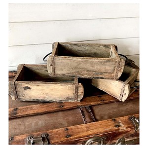 Modern Wooden Brick Mould Bread Tray Attractive Wooden Brick Mould Cafe Counter Kitchen Serving Display Utility Piece - Product Image 5