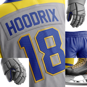 Fabricant de maillots de hockey sur glace personnalisés en gros, sublimation, pour jeunes, adultes, hommes, femmes, faible MOQ, vente en gros, directement de l'usine, fournisseur OEM - Product Image 6