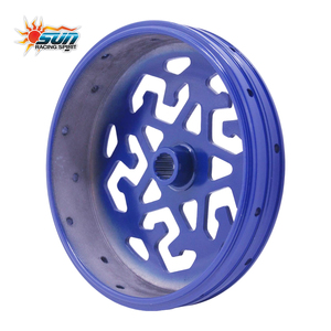 Campana de Embrague de Alto Rendimiento SUN Racing para Yamaha MIO100 - Carcasa de Acero Azul de Alta Rigidez para una Tracción CVT Mejorada - Product Image 4