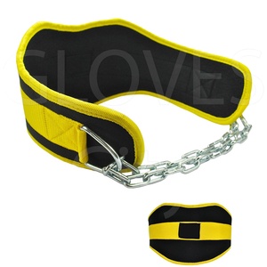 Weightlifting Neoprene Dipping <b>Belt</b> Gym <b>Exercise</b> Back Support Gloves City Deadlift Workout <b>Belts</b> Heavy Duty Steel Chain Unisex - Product Image 1