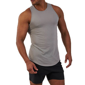 Nueva Camiseta Deportiva Personalizada de Moda, 100% Algodón Ecológico, Secado Rápido, Transpirable, para Hombre, para Entrenamiento, Yoga, Venta al Por Mayor - Product Image 3