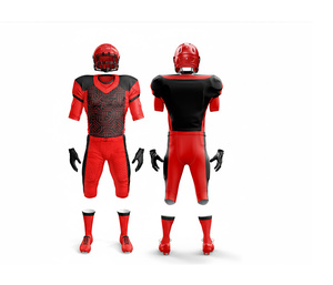 Maillots de football américain personnalisés avec logo, ensemble uniforme, fournisseur en gros |   Tenue de football d'équipe |   Vêtements de sport en polyester respirant - Product Image 2