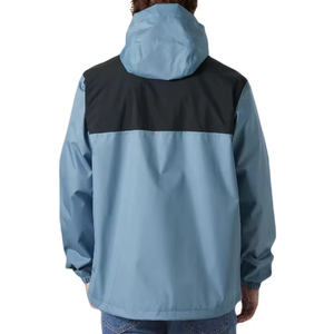 Factory Supplier Men's Waterproof Rain <b>Jacket</b> Spring Outdoor Lightweight Track <b>Jacket</b> <b>Zip</b> <b>Up</b> <b>Jacket</b> Rain Coat for Hiking - Product Image 2