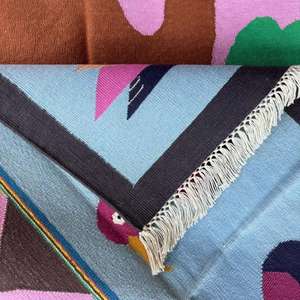 Tapis en coton de conception ethnique pour la décoration de la chambre à coucher et de la cuisine, ensemble de tapis 042 - Product Image 6