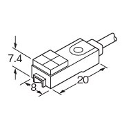 สำหรับเซ็นเซอร์ความใกล้ชิดเหนี่ยวนำ GXL-8FU ขนาดเล็กแบบพานาโซนิค - Product Image 1