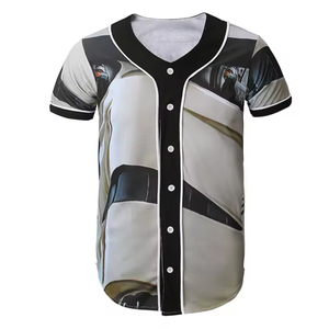 Maillots de baseball Pro Style futuristes en maille poly Dry Fit pour hommes – Tenues d'équipe, matchs et entraînements - Product Image 1