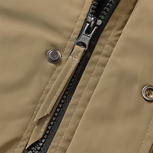 Premium <b>Men's</b> Stylish Winter Streetwear Bomber <b>Jacket</b> with Fleece Lining <b>Down</b> <b>Filled</b> PU Material and Zipper Pockets - Product Image 2