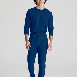 Uniformes Médicos de Alta Calidad en Oferta, Uniformes de Enfermería para Verano, Uniformes de Hospital, Camisetas Médicas de Secado Rápido, Azul Marino - Product Image 2