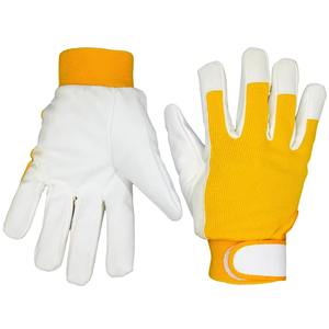 Gants en cuir de daim pleine fleur pour homme, doux, durables et chauds, avec doublure luxueuse, style Gants d'assemblage - Product Image 1