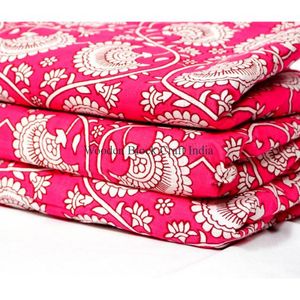 Tissu en coton 100% respirant, imprimé à la main, artisanal, héritage de Jaipur, imprimé traditionnel, respectueux de l'environnement - Product Image 3