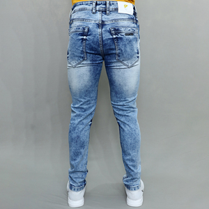 Best Selling Premium Quality Gex <b>Men</b> Mid Rise Regular Fit Streachable Light Blue <b>Jeans</b> For <b>Men's</b> - Product Image 4