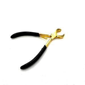 Pince coupante à kératine 100 % acier inoxydable de haute qualité, avec logo personnalisé, pour usage commercial, outils de coiffure pour extensions capillaires - Product Image 1