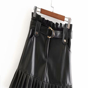 Eco Friendly Street Style Women <b>Skirt</b> Denim Knee Length Design High Rise <b>Split</b> Fray Casual Fashion Quick Dry - Product Image 4