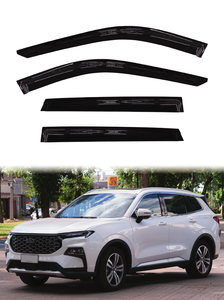 Ford Territory 2022-ON - Pare-soleil transparent en acrylique noir fin GCS - 4 pièces - Protection contre les intempéries pour les vitres de voiture - Adhésif 3M pour une meilleure protection - Product Image 2