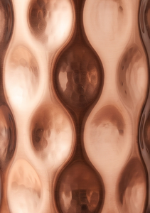 Wholesale Deep Dimple Pure Copper Water Bottle Traditional Ayurvedic Leakproof Metal Sports Drinkware - Product Image 3