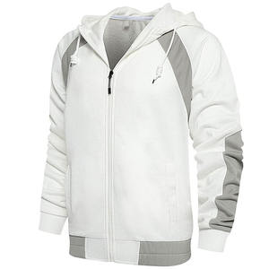 Ensemble de survêtement streetwear empilé pour homme, deux pièces, avec fermeture éclair, pantalon jogger évasé, coupe ample, en vente - Product Image 3