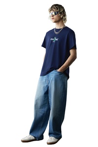 T-Shirt Homme Motif Imprimé Coupe Confort 100% Coton Demi Manches Ligne Col Bordée Côte Coupe Régulière 220 Grammes Tricoté Confortable - Product Image 4