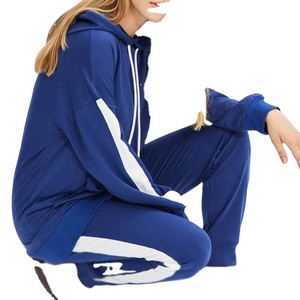 OEM personnalisé femmes automne hiver costume à capuche costumes de sport femmes survêtement 2 pièces survêtement femmes à manches longues survêtement ensemble - Product Image 5