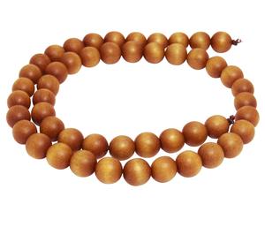 Cuentas de sándalo indio de alta calidad, artesanía de madera india, mala China - Product Image 5