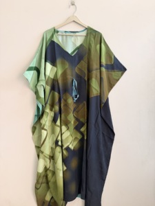 Wholesale Lot Of Soft Vintage Silk <b>Kaftan</b> <b>Dress</b> For Women Maxi Gown Lounge Wear - Product Image 2