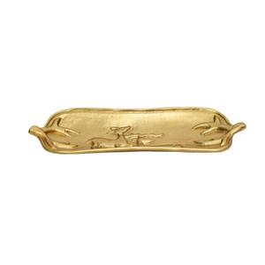 Bandeja Decorativa de Lujo con Diseño de Reno y Asas de Cuerno, Artesanía Metálica, Platos y Bandejas Decorativas a Precio Económico - Product Image 1