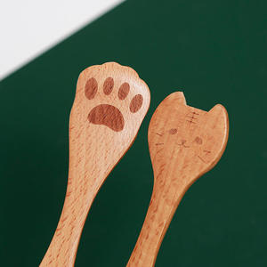 Juego de cubiertos de madera de acacia, mango, pino, madera roja y otras maderas disponibles con diseño personalizado por M.I.G. EXPORTACIONES. - Product Image 3