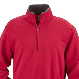 Sudadera Personalizada con Logotipo para Hombre, Estilo Urbano, de Alta Calidad, 100% Algodón, Cuello Alto con Media Cremallera, Sudadera Urbana para Hombre - Product Image 6