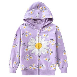 Sudadera con capucha y cremallera para bebés, chaqueta de forro polar para niños pequeños, abrigo de invierno con botones, ropa exterior de algodón. - Product Image 6
