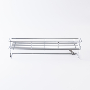 <b>Wall</b>-mounted trapezoidal stainless steel <b>storage</b> <b>rack</b> - space-saving <b>storage</b> - Product Image 3