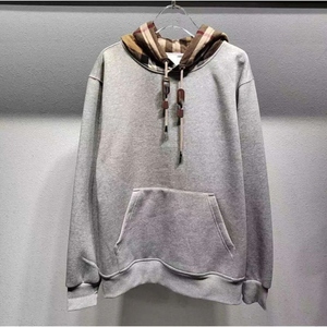 High Quality Fashion Trend Women's and Men's Sweatshirt Hoodie Plaid Hooded <b>Jumper</b> Patchwork Casual Kangaroo Pocket Hoodie - Product Image 5