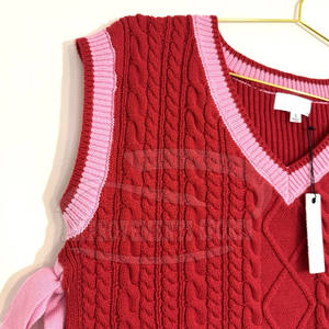 Chaleco de punto recortado personalizado de alta calidad para mujer, ropa de moda, chaleco de punto recortado para mujer - Product Image 6