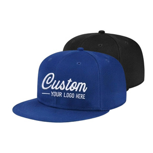 Gorra Snapback de Algodón con Estructura OEM ODM, Visera Plana, Logotipo 3D Personalizado, Gorra de 6 Paneles para Hombre y Mujer, Alta Moda - Product Image 1