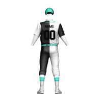 Ensemble d'uniformes de baseball en polyester de haute qualité - Tenue d'équipe respirante avec couleurs et tailles personnalisées, vente en gros à bas prix, service OEM