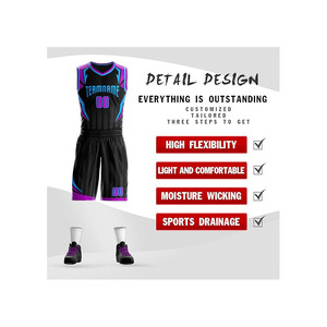 Ensemble de basketball personnalisé orange et turquoise, imprimé par sublimation, col en V, sans manches, uniforme athlétique pour homme, impression numérique personnalisée - Product Image 5