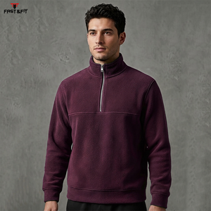 Veste polaire en sherpa camouflage formelle avec logo personnalisé pour homme, imperméable, coupe-vent, fermeture éclair, pour l'extérieur - Product Image 3