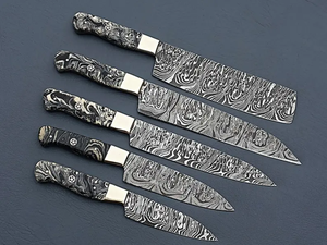 Kitchen <b>Knife</b> <b>Set</b> Stainless Steel Professional Chef <b>Knife</b> <b>Set</b> with <b>Sharp</b> Blade and Sheet Handle - Product Image 3