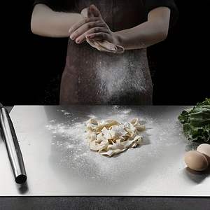 Tabla de Cortar XXL de Acero Inoxidable 304 Antideslizante y Resistente al Moho! Tablas de Madera Resistentes, Libres de Moho, Aptas para Alimentos, Fáciles de Cortar - Product Image 6