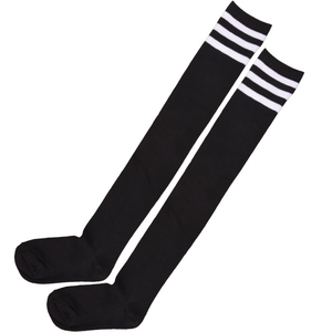 Wholesale Breathable <b>Polyester</b> Over the Knee Thigh High Long Tube Stockings Striped Colorful <b>Sock</b> - Product Image 4