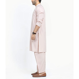 Ensemble Salwar Kameez décontracté pour hommes, vêtements ethniques traditionnels, kurta en coton, pyjama, mode musulmane, vente en gros. - Product Image 3