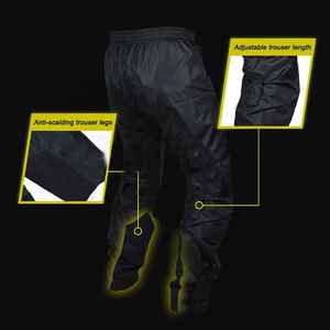 Solid Custom High Quality & Quick Dry Front Logo Pocket Waterproof Breathable Reflective For Adult <b>Rain</b> <b>Jacket</b> & Suit - Product Image 6