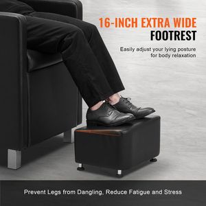 Sillón Lavacabezas de Cerámica para Barbería con Reposapiés Ancho, Capacidad de 300 kg (661.4 lb), Equipo para Salón de Belleza y Spa, Modelo D0100HRXUDT - Product Image 3