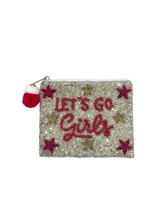 Porte-monnaie unique, tendance et élégant, multicolores, orné de perles, pour femmes, pochette à maquillage, joli porte-monnaie de mariée, provenant d'Inde. - Product Image 1