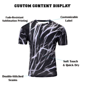 Productos de Moda, Camiseta Sublimada Personalizada para Hombre, Último Diseño, Nueva Llegada, Camiseta con Estampado por Sublimación para Hombre, Precio Bajo - Product Image 6