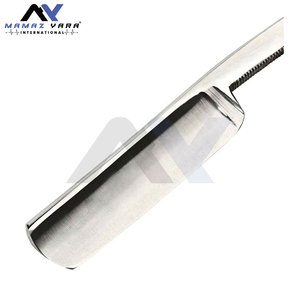 Navaja de Afeitar Plegable de Acero Inoxidable Estilo Turco, Navaja de Afeitar Manual con Mango de Madera para Uso en Salón y Hogar - Product Image 3