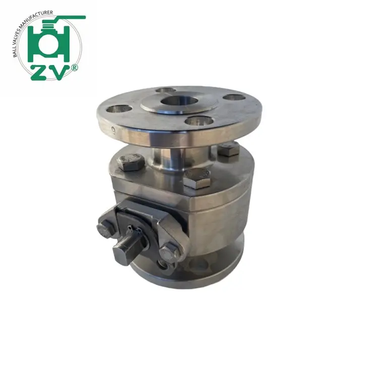 Chemical stainless steel floating 1 inch 150 RFxRF ball valve