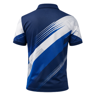 Polo de Alta Calidad Personalizado para Hombre con Rayas Diagonales, OEM ODM, Impresión por Sublimación, Ropa Deportiva Transpirable, Ropa de Golf - Product Image 2