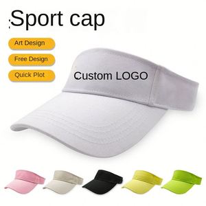 Gorra de Sol Deportiva para Mujer, Transpirable, con Visera y Parte Superior Abierta, para Verano y Actividades al Aire Libre, con Logotipo Personalizable Bordado - Product Image 1