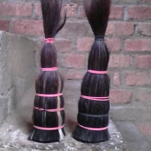 Fabrication artisanale de poils de queue de vache et de buffle pour brosses, poils de queue de bétail, poils de queue indiens, fabricant de lots de poils de queue d'Inde - Product Image 1