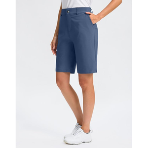 Pantalones cortos de golf elegantes para hombre, tela elástica, transpirables, cómodos, para deportes al aire libre, pantalones cortos informales de verano para hombres y mujeres - Product Image 2