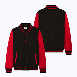 Chaqueta Varsity Unisex de Diseño Personalizado al por Mayor, Cortavientos, Transpirable, Informal, de Invierno, Bordada, con Cierre de Botones - Product Image 5